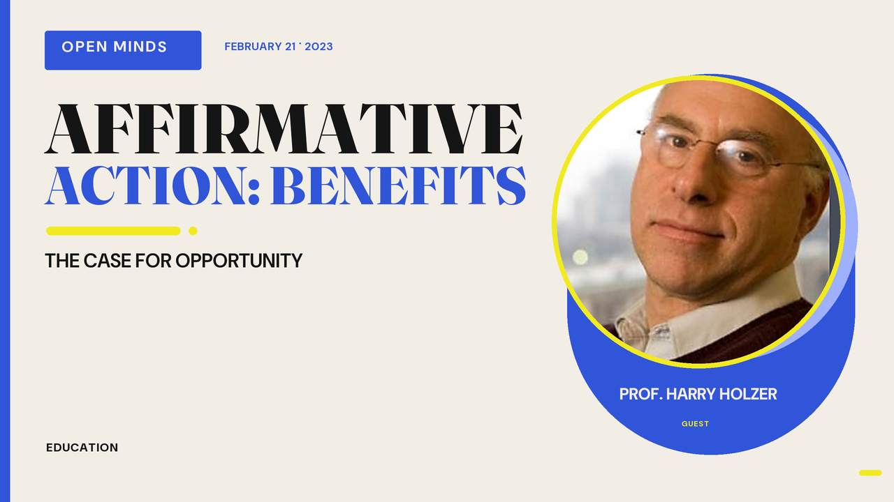 Episode artwork for “The Benefits of Affirmative Action: Harry Holzer”
