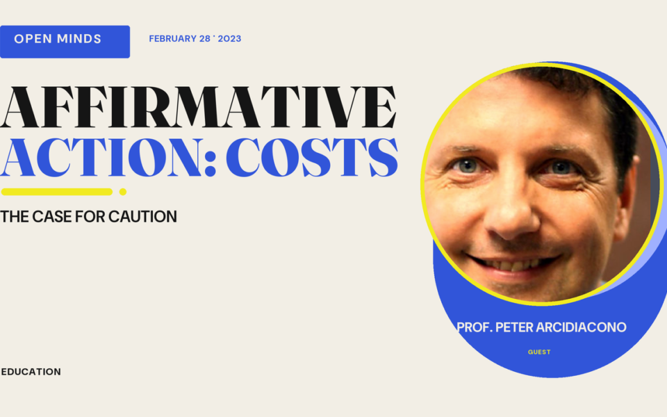 Episode artwork for “The Challenges of Affirmative Action: Peter Arcidiacono”