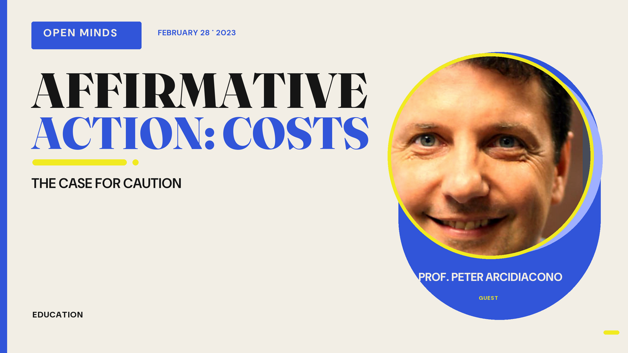Episode artwork for “The Challenges of Affirmative Action: Peter Arcidiacono”