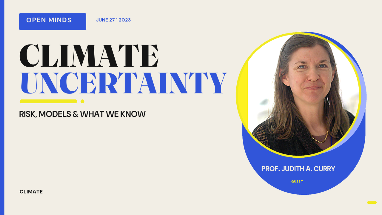 Episode artwork for “Exploring Climate Uncertainty and Risk with Professor Judith A. Curry”