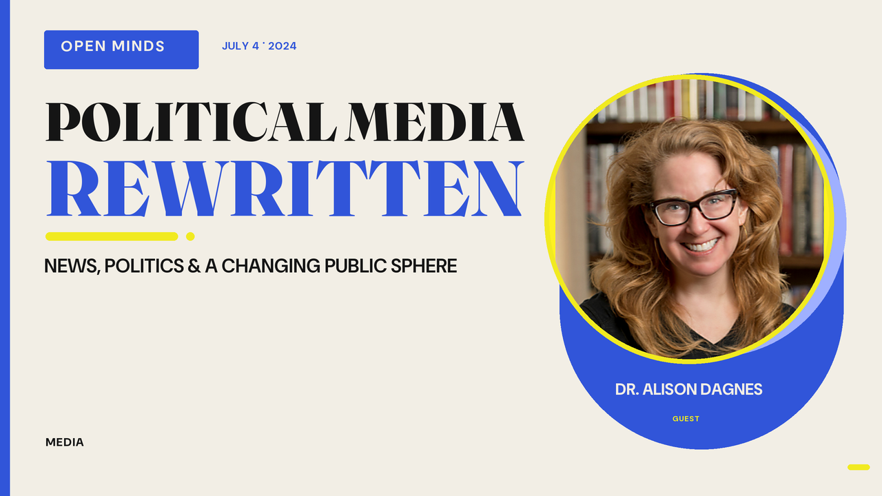 Episode artwork for “A New Era of Political Media: An Interview with Dr. Alison Dagnes”