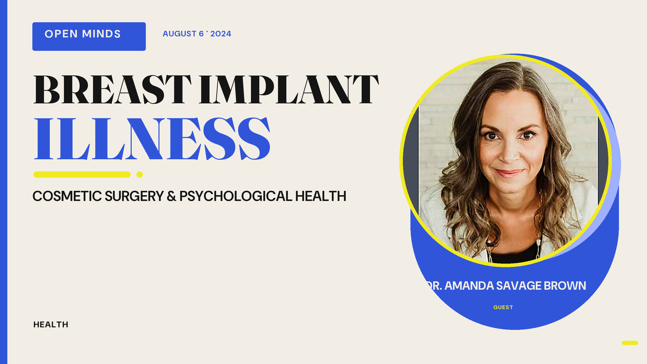 Episode artwork for “Understanding Breast Implant Illness and the Psychological Impacts of Cosmetic Surgery”
