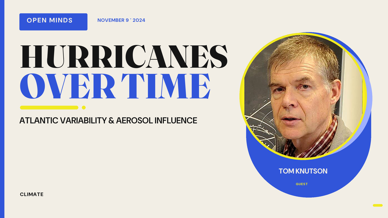 Episode artwork for “Unveiling the Long-Term Dynamics of Hurricanes: A Closer Look at Atlantic Variability and Aerosol Influence”