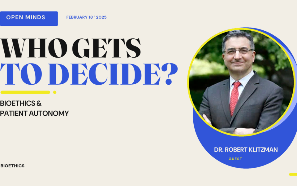 Episode artwork for “Exploring Bioethics & Patient Autonomy with Dr. Robert Klitzman”