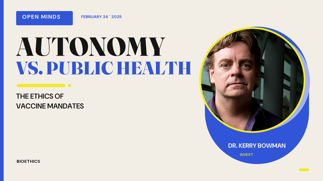 Episode artwork for “The Ethics of Vaccine Mandates: Autonomy vs. Public Health”